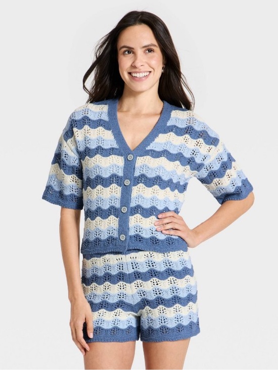 Target Other - Target Crochet Top & Short Set Size M NWOT